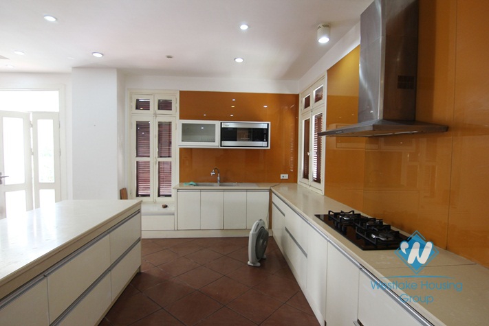 Modern villa with nice garden and swimming pool in Tay Ho Diplomats residence